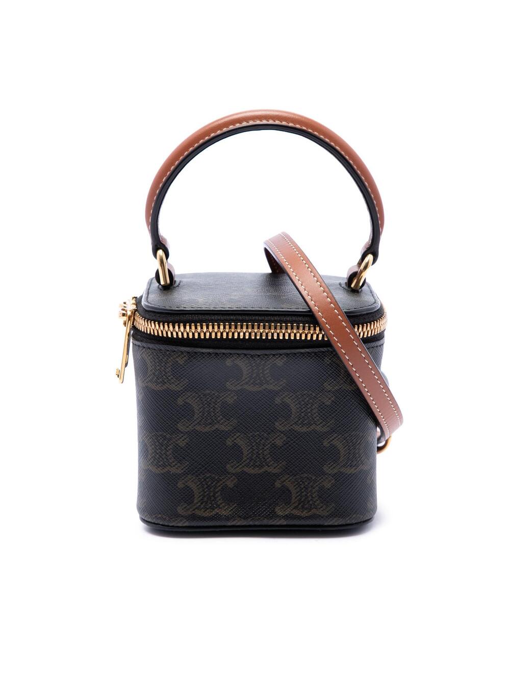 Celine Mini Triomphe Coated Canvas #343463C10B